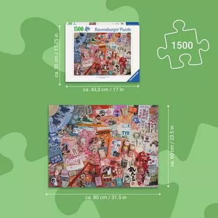 Pikkukuva 5 / 6: Ravensburger 12001703 palapeli Kuviopalapeli 1500 kpl Maisema