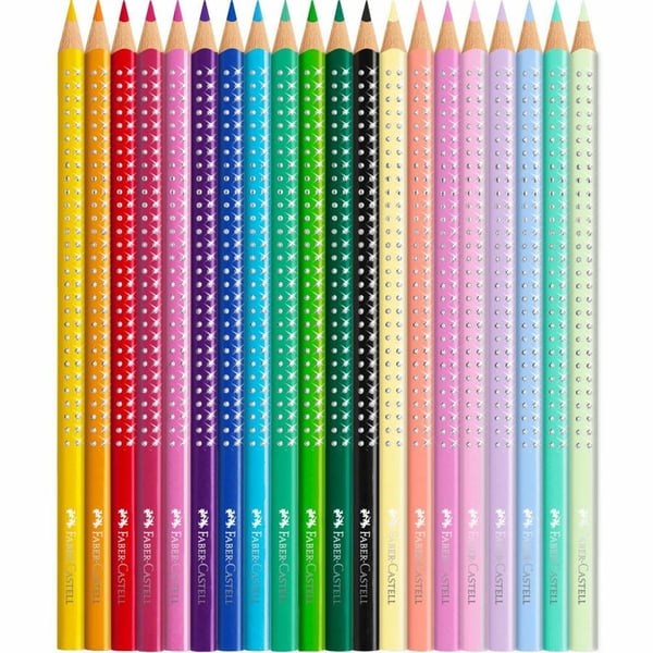 Faber-Castell 201971 farveblyant Forskellige farver 20 stk
