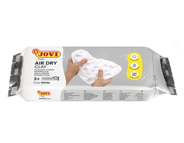 Miniatyrbillede 1 af 7: Jovi 86 forbrugsvare til modellering Modellering ler 1 kg Hvid
