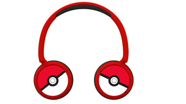 OTL Technologies Pokémon PK1000 kuulokkeet ja kuulokemikrofoni Langallinen & langaton Pääpanta Pelaaminen USB Type-C Bluetooth Punainen, Valkoinen