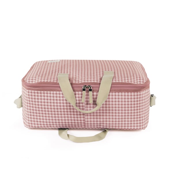 Walking Mum Suitcase I Love Vichy Pink (Iv)