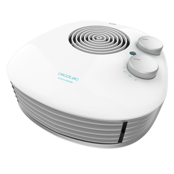 Cecotec Ready Warm 9800 Force Horizon Indendørs Grå, Hvid 2000 W Blæser med elektrisk områdevarmer