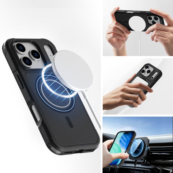 4smarts Defend mobiltelefon etui 17,5 cm (6.9") Ramme Sort