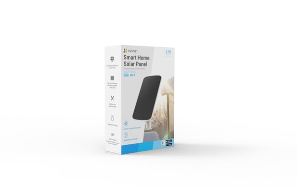 EZVIZ Solar Charging Panel E aurinkopaneeli Yksikiteinen pii