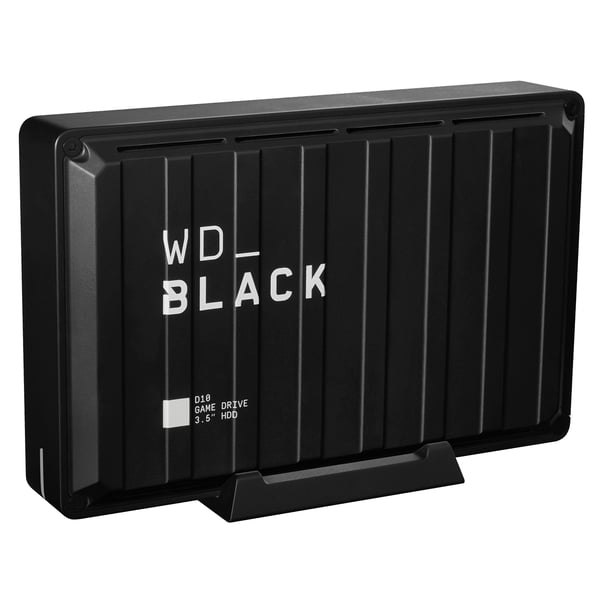 Miniatyrbillede 1 af 8: Western Digital D10 ekstern harddisk 8 TB 7200 rpm 3.2 Gen 2 (3.1 Gen 2) Sort, Hvid