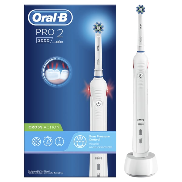 Pikkukuva 1 / 9: Oral-B PRO 80325197 sähköhammasharja Aikuinen Valkoinen