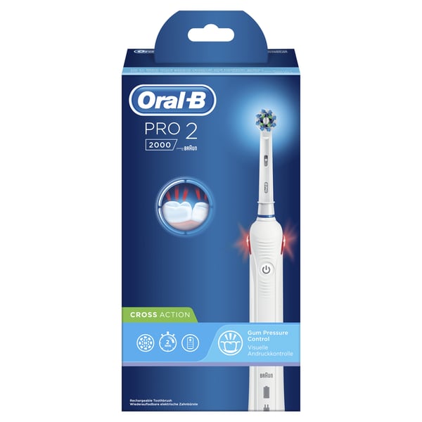 Pikkukuva 2 / 9: Oral-B PRO 80325197 sähköhammasharja Aikuinen Valkoinen
