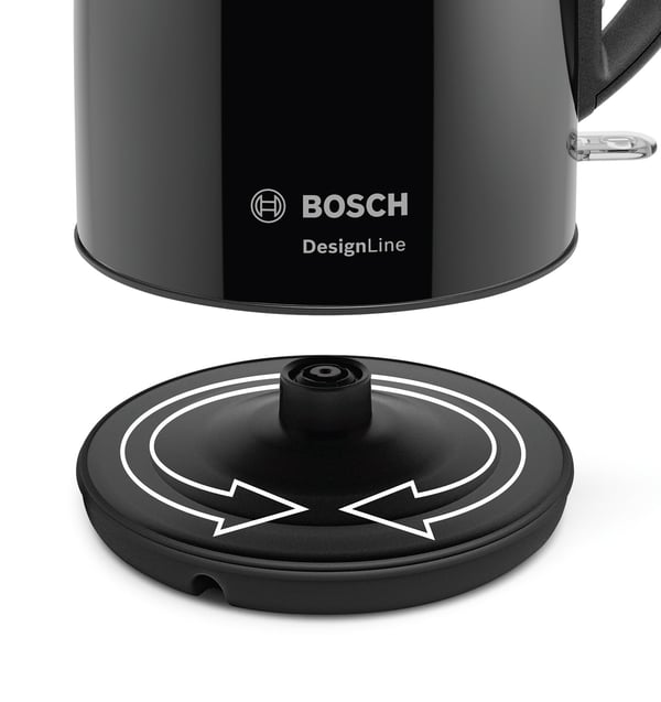 Miniatyrbillede 9 af 9: Bosch TWK3P423 elkedel 1,7 L 2400 W Sort