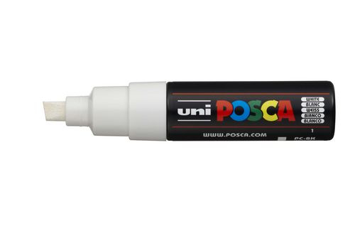 POSCA PC-8K Vit 1 styck
