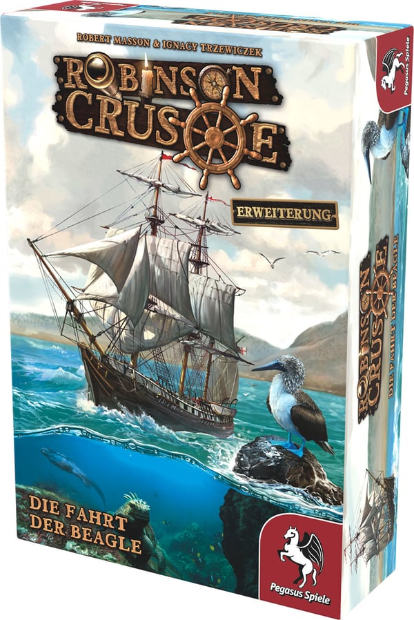 Pikkukuva 4 / 4: Pegasus Robinson Crusoe 120 min Lautapeli Matkailu-/seikkailupeli