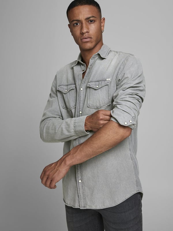 Jack & Jones 12138115 Skjorte Bomuld