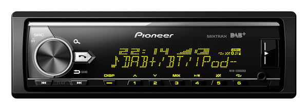 Pikkukuva 1 / 2: Pioneer MVH-X580DAB auton mediavastaanotin Musta Bluetooth