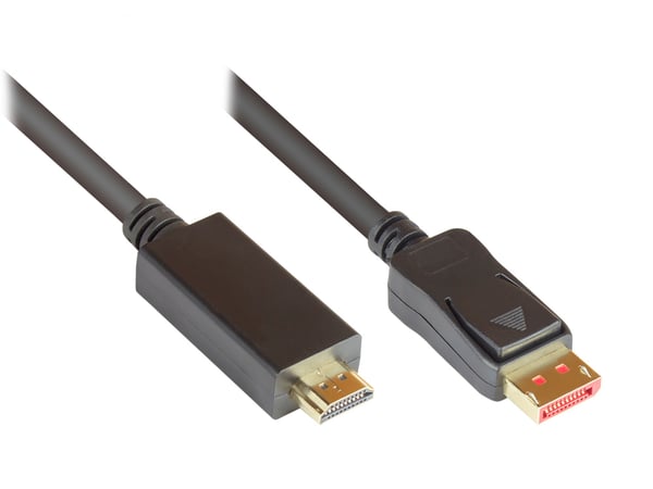 Alcasa DP14-HDMI videokabel adapter 2 m DisplayPort Sort