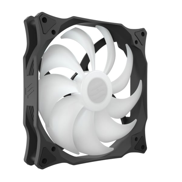 Miniatyrbillede 9 af 11: SilentiumPC Stella HP RGB 140 PWM Computerkabinet Ventilator 14 cm Sort, Hvid