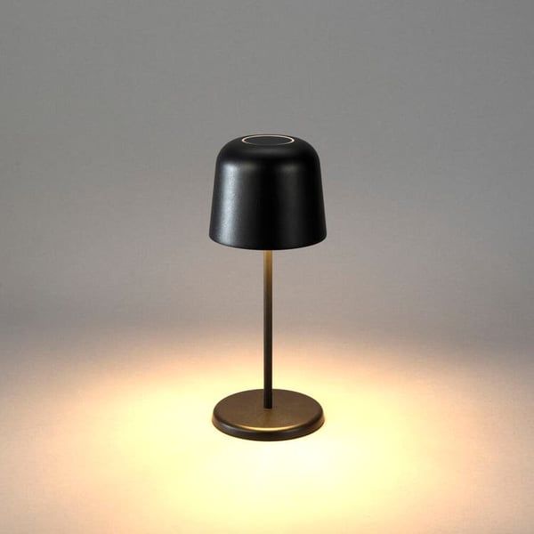 Miniatyrbillede 12 af 12: Konstsmide 7845-750 bordlampe LED Sort