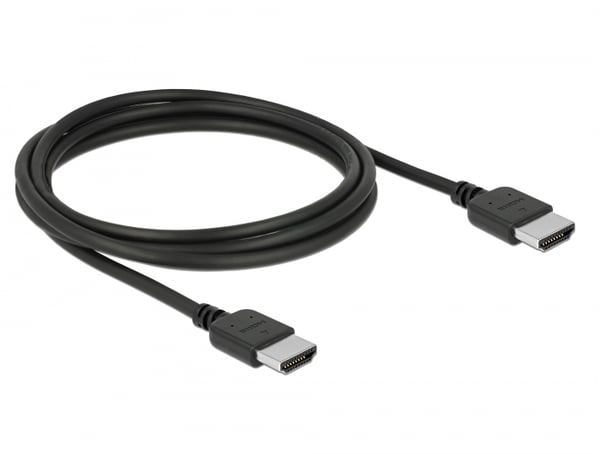 DeLOCK 85216 HDMI-kabel 1,5 m HDMI Typ A (standard) Svart