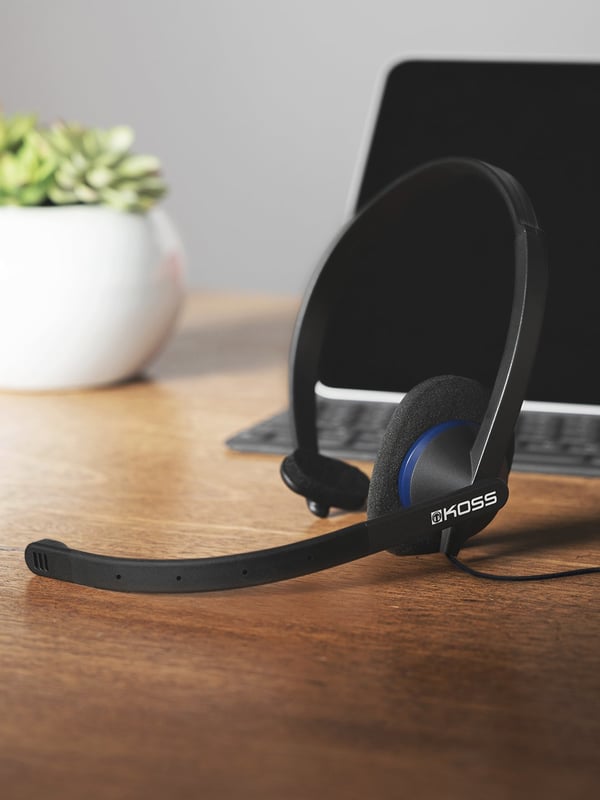 Koss CS200 USB Kuulokkeet Langallinen Pääpanta Puhelut/Musiikki USB A-tyyppi Musta