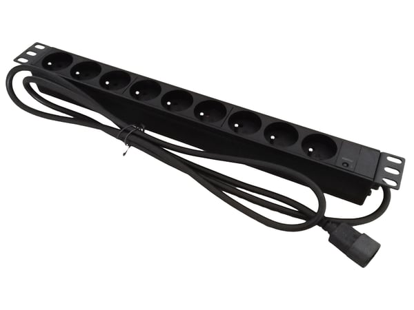Alantec PZ09U jatkojohto 1,8 m 9 AC-pistorasia(a) Sisätila Musta