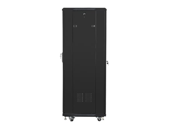 Lanberg FF01-6632-12B stativ 32U Fritstående reol Sort