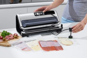 FoodSaver FFS006X vakuum forsegler Sort, Sølv
