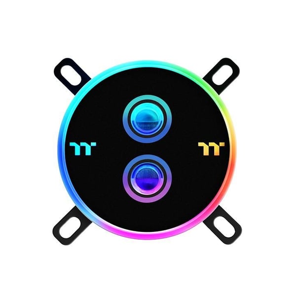 Pikkukuva 5 / 7: Thermaltake CL-W253-CU12SW-A Tietokoneen jäähdytysjärjestelmä Suoritin Nestejäähdytyspakkaus 12 cm Valikoidut värit