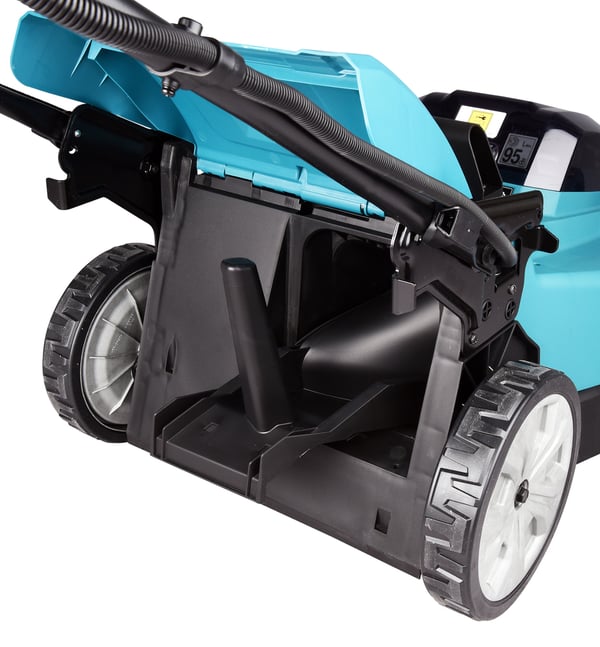 Miniatyrbillede 12 af 18: Makita DLM481Z plæneklipper Skubbe plæneklipper Batteri Sort, Blå, Metallic