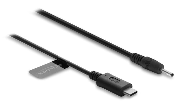 DeLOCK 91794 el-ledning Sort 1,5 m USB C DC