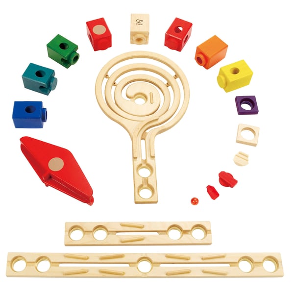 Miniatyrbild 6 av 10: Hape Quadrilla Vertigo Marble Run