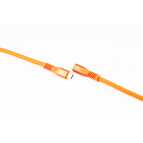 Miniatyrbillede 2 af 6: Flexline FL31-77157 USB-kabel USB 3.2 Gen 2x2 1,5 m USB C 20 Gbit/sek. 240 W Orange