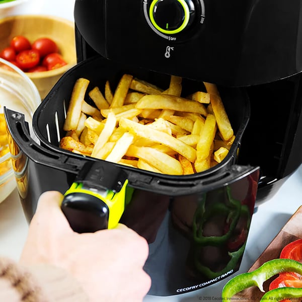 Miniatyrbillede 7 af 10: Cecotec Cecofry Compact Rapid Enkelt 1,5 L Enkeltstående Varmluftsteger Sort