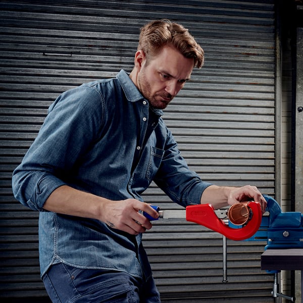 Miniatyrbillede 8 af 53: Knipex 90 31 03 BK manuelt rørskæreværktøj Rørskærer