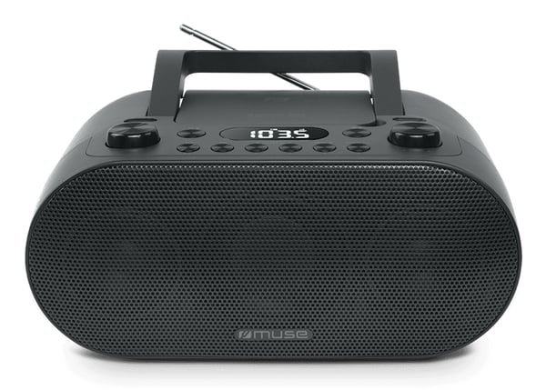 Miniatyrbillede 5 af 6: Muse M-35 BT bærbar stereosystem Digital FM, PLL Sort MP3-afspilning