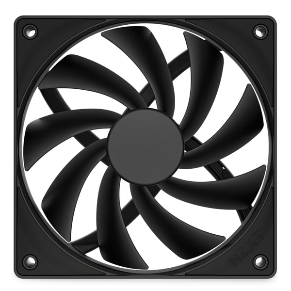 NZXT RF-Q12SF-B2 kylsystem för dator Datorväska Fan 12 cm Svart 1 styck