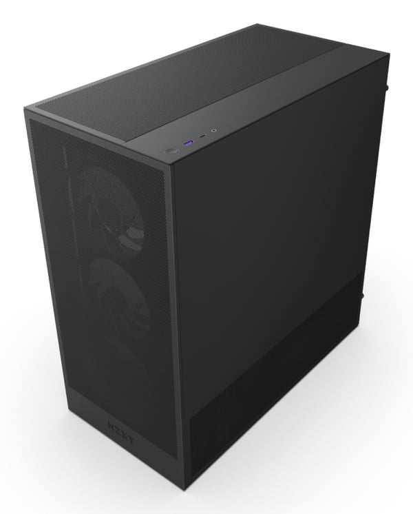 Miniatyrbild 3 av 6: NZXT H5 Flow RGB Midi Tower Svart