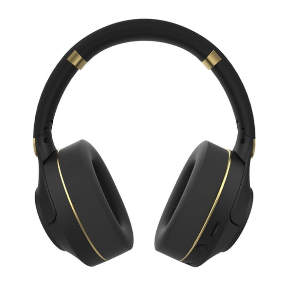 Pikkukuva 1 / 3: Inca IBK-503S kuulokkeet ja kuulokemikrofoni Langaton Pääpanta Puhelut/Musiikki USB Type-C Bluetooth Musta