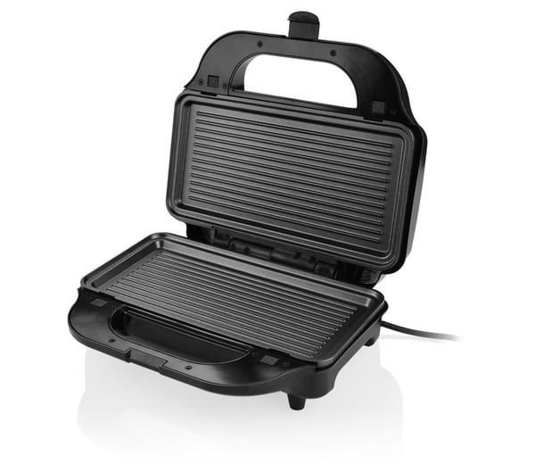 Eta Sorento 3151 90010 sandwichtoaster 900 W Sort, Rustfrit stål