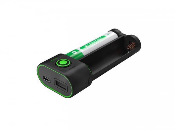 Miniatyrbillede 1 af 4: Ledlenser Flex7 6800 mAh Sort, Grøn