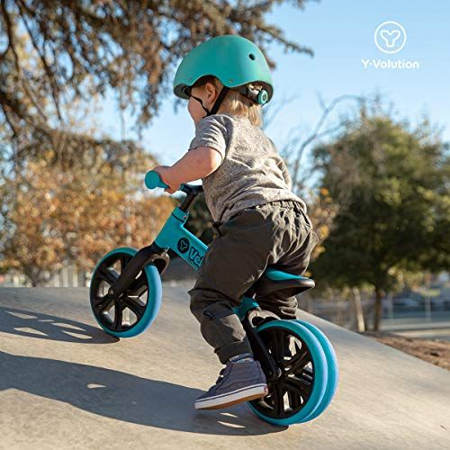 Miniatyrbillede 3 af 4: Yvolution Velo Junior Børn Kickbike scooter Sort, Blå, Gul