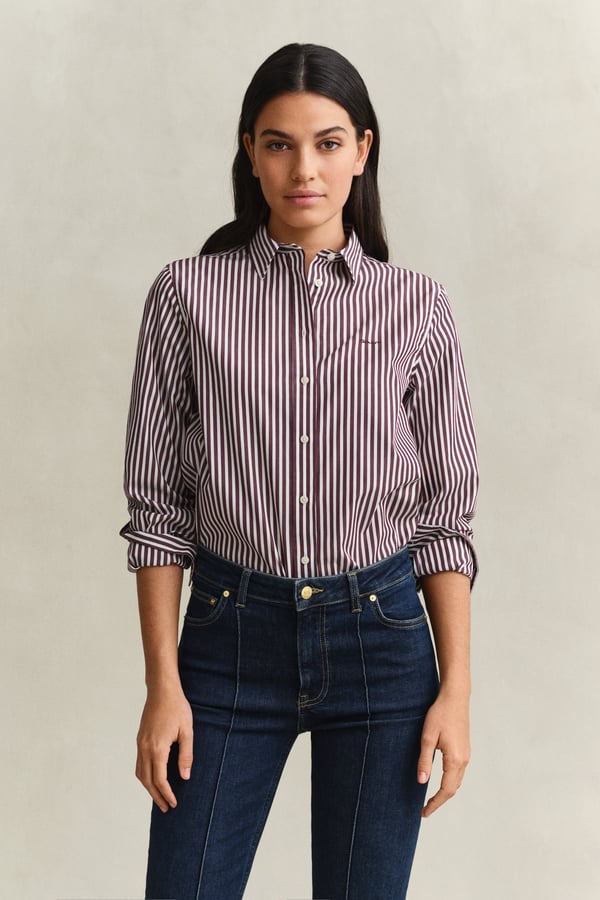 Gant 4300214-667 Skjorte Point collar Langærmet Bomuld