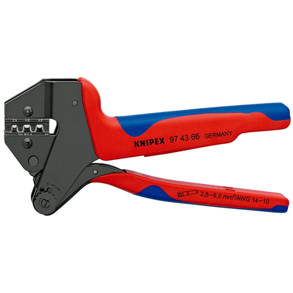 Knipex 97 43 66 kabelklipper Krympeværktøj Flerfarvet