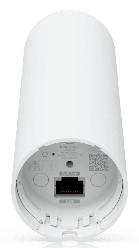 Pikkukuva 4 / 7: Ubiquiti U7 Mesh 5000 Mbit/s Valkoinen Power over Ethernet -tuki
