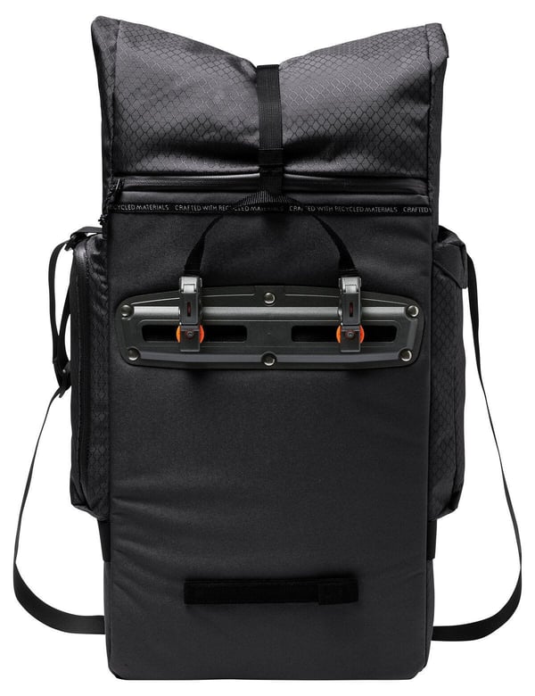 VAUDE 451210100000 cykeltaske & kurv Bagside 27 L Polyester, Polyurethan Sort