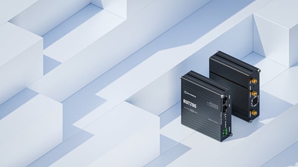 Pikkukuva 5 / 8: Teltonika RUT206 INDUSTRIAL langaton reititin Nopea Ethernet Yksi kaista (2,4 GHz) 4G Musta