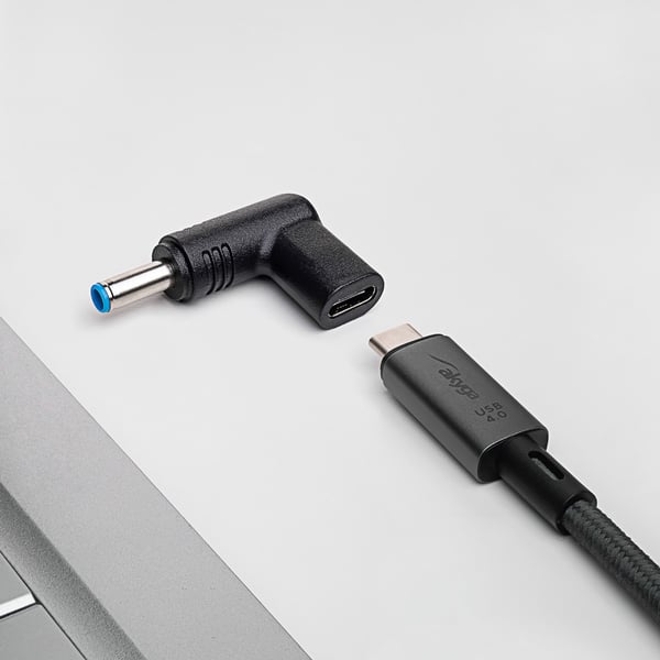 Akyga AK-ND-C09 kabel kønsskifter USB-C 4.5 x 3.0 mm Sort