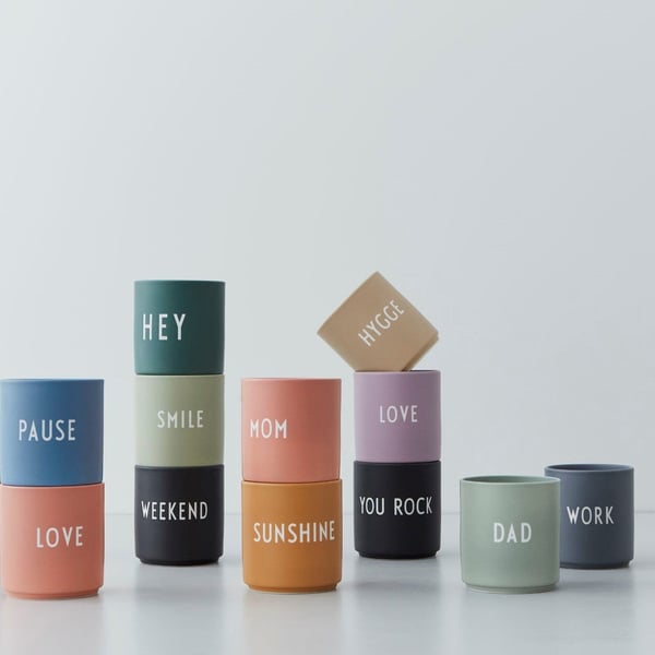 Miniatyrbillede 2 af 4: Design Letters Mom kop Lyserød Universel 1 stk