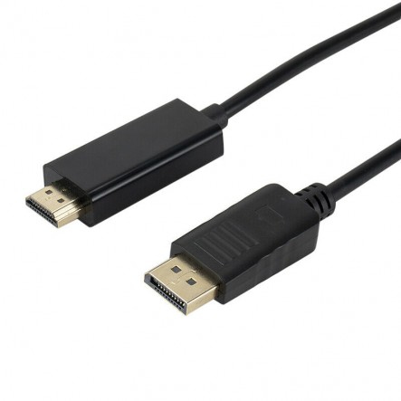 DCU Advance Tecnologic 30501703 videokabeladapter 3 m DisplayPort HDMI Typ A (standard) Svart DCU Advance Tecnologic 30501703 videokabeladapter 3 m DisplayPort HDMI Typ A (standard) Svart