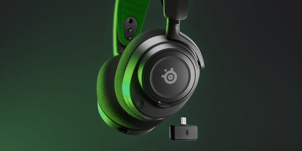 Steelseries Arctis Nova 7X Kuulokkeet Langallinen & langaton Pääpanta Pelaaminen USB Type-C Bluetooth Musta, Vihreä