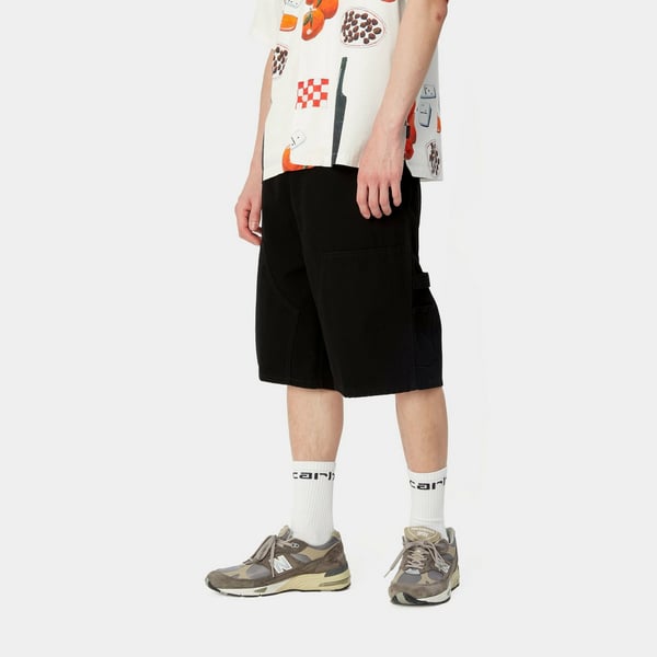 Miniatyrbillede 3 af 6: Carhartt I033118_89_02_36 shorts Hanstik Sort