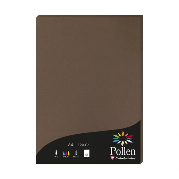 Miniatyrbillede 1 af 2: Clairefontaine 24301C kuvert A4 (210 x 297 mm) Brun, Gråbrun 50 stk