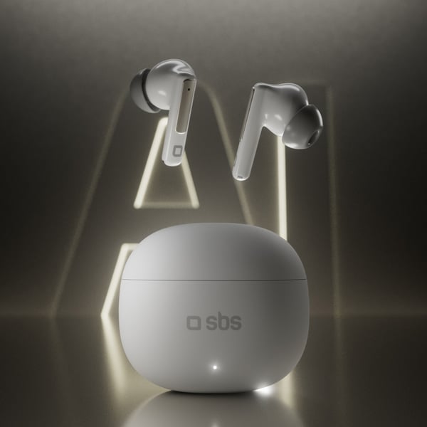 SBS TEEARTWSAIBTW hovedtelefoner/headset True Wireless Stereo (TWS) I ørerne Opkald/musik Hvid